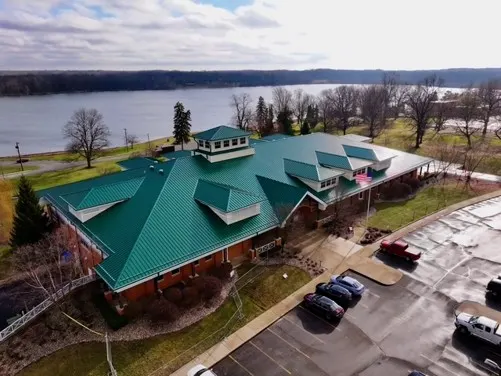 Commercial roof inspection documented in Spyglass Falls